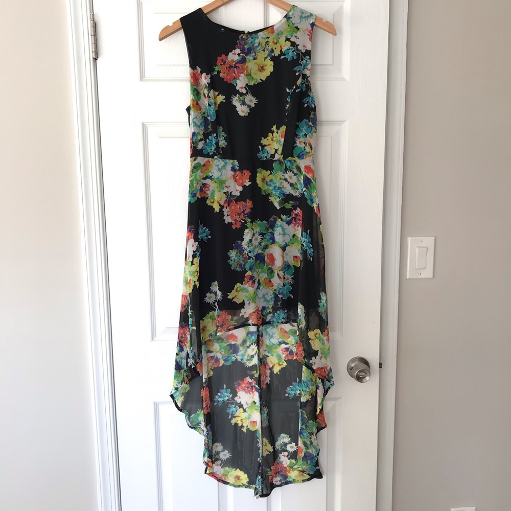 Forever 21 Black Floral Dress